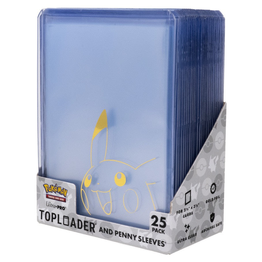 Toploader: 3x4 Pikachu and Penny Sleeves Combo (25)