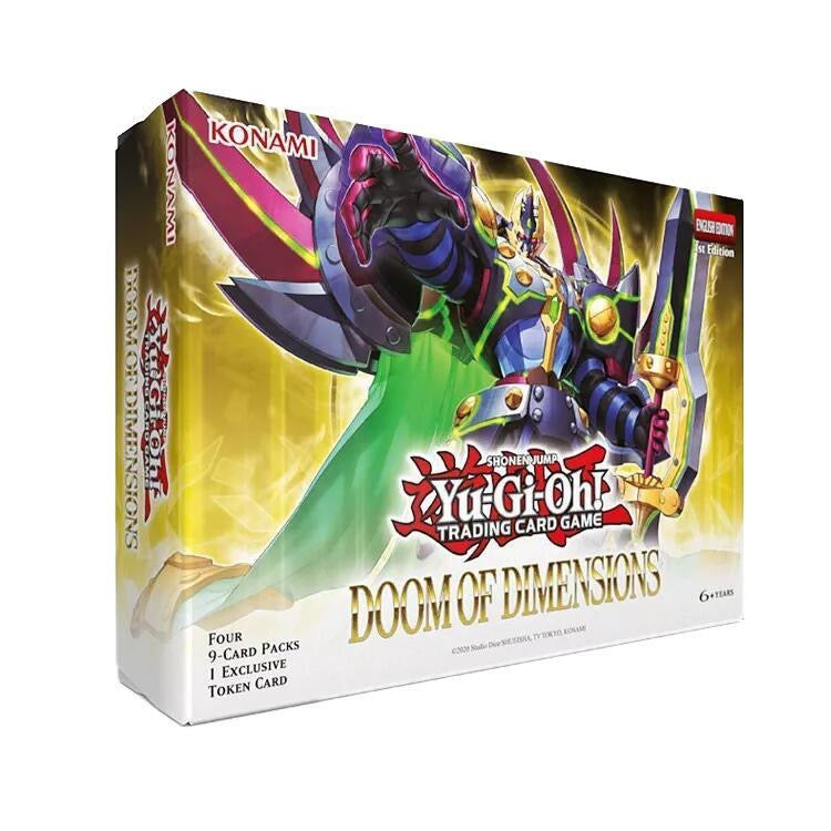 Konami - Yu-Gi-Oh! Trading Card Game: Doom of Dimensions 4 Pk with 1 Exclusive Token Card