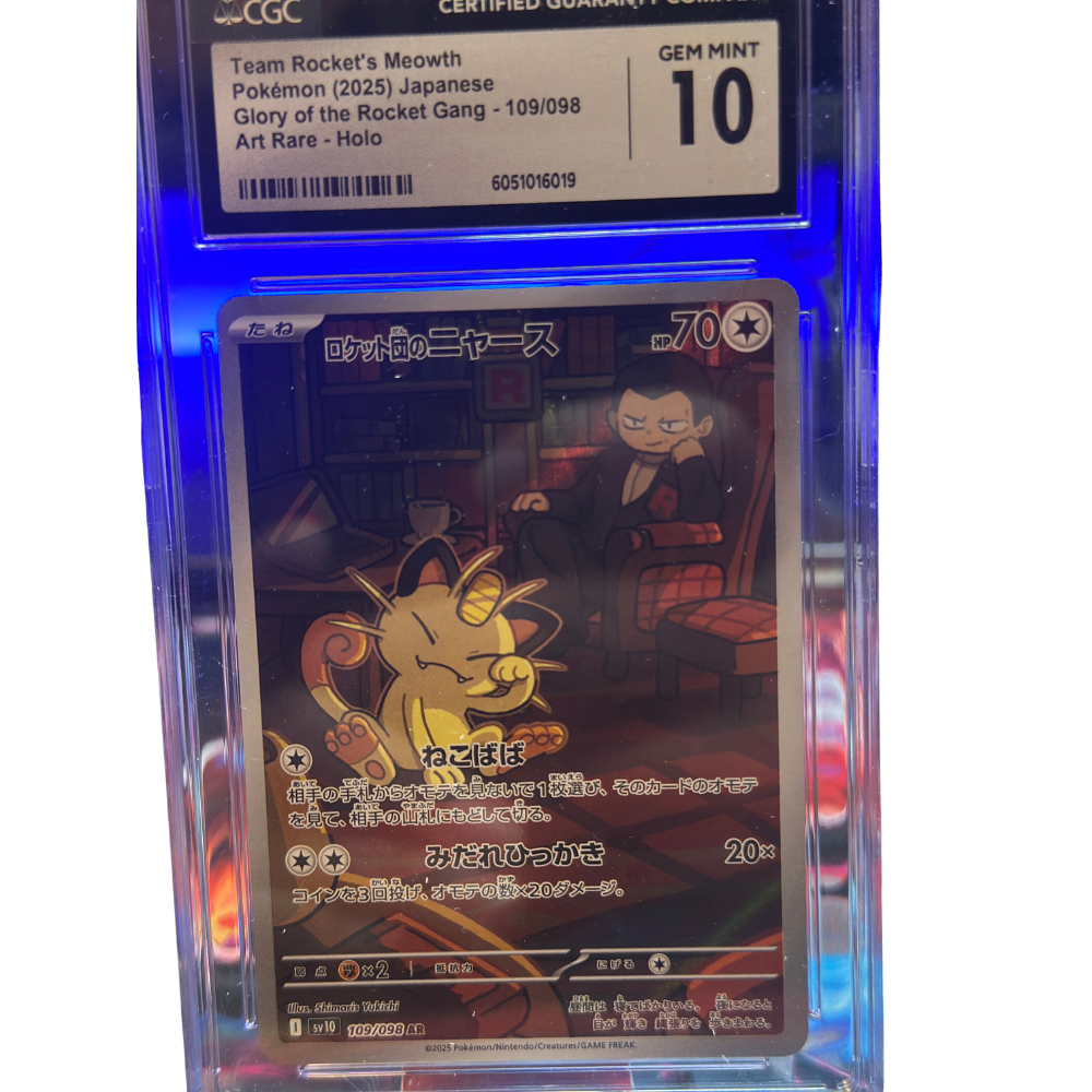 Team Rocket's Meowth Gem Mint 10
