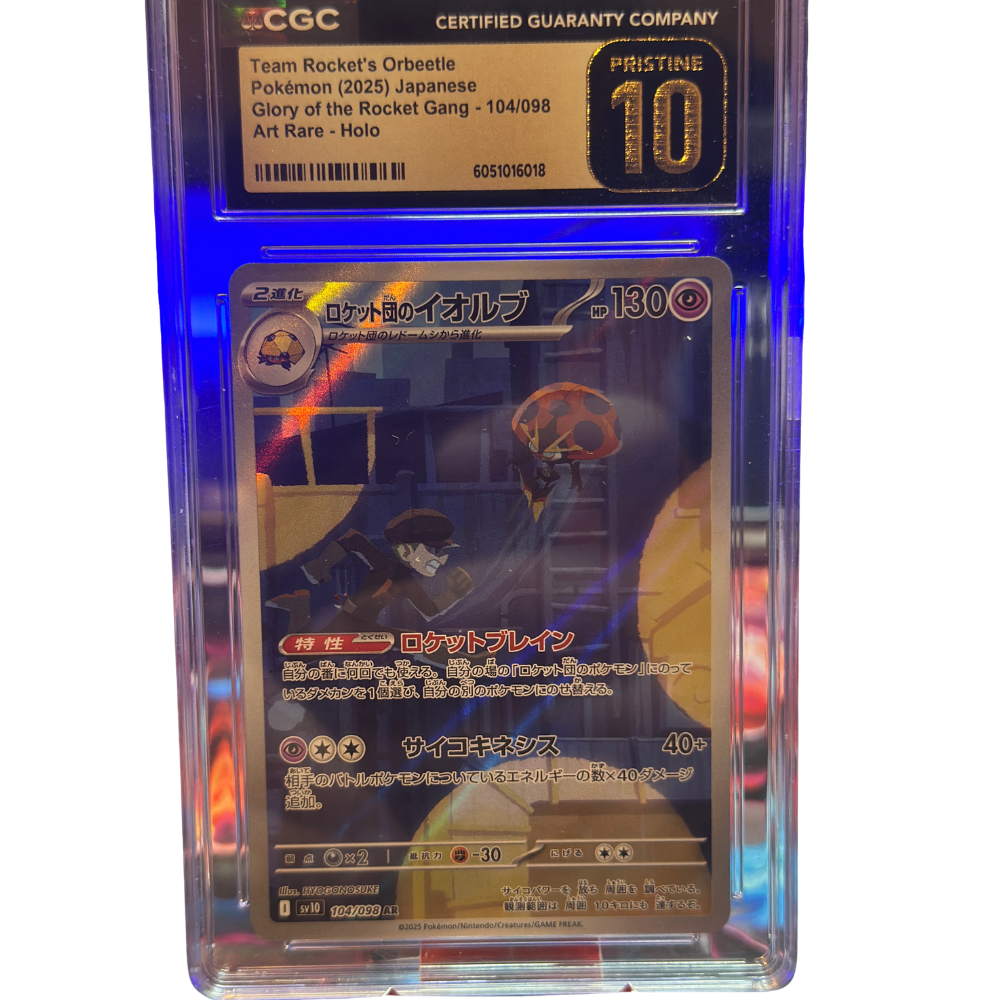 Team Rocket's Orbeetle Pristine 10